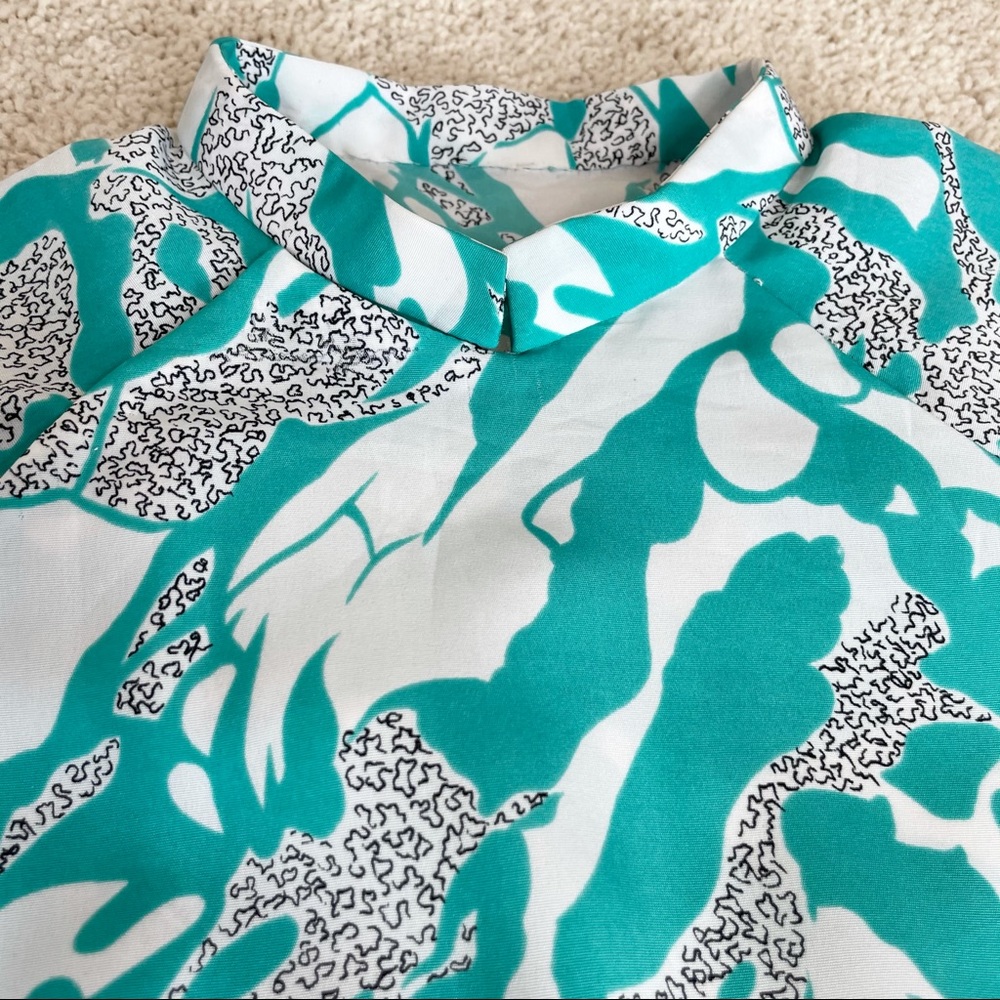 Vintage Handmade Abstract Tunic / Cheongsam - Picture 8 of 14